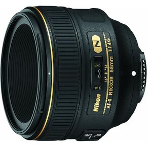 عدسة نيكون AF-S FX NIKKOR مقاس 58 مم f/1.4G لكاميرات نيكون DSLR (متجددة) in Kuwait