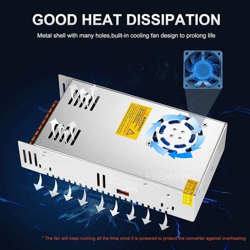 تيار مستمر 24 فولت تحويل التيار الكهربائي 480 وات 110 فولت / 220 فولت تيار متردد إلى 24 فولت تيار مستمر 20 أمبير محول محول الجهد العالمي محول الطاقة المنظم لنظام أمان كاميرا CCTV طابعة ثلاثية الأبعاد شريط إضاءة LED... in Kuwait