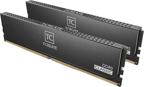 TEAMGROUP T-Create Expert CL30 Overclocking 10L DDR5 32GB Kit (2 x 16GB) 6000MHz (PC5-48000) Intel XMP 3.0 & AMD EXPO Compatible Desktop Memory Module Ram Black - CTCED532G6000HC30DC01 in Kuwait