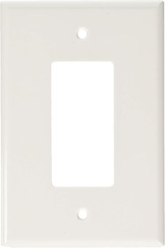 Leviton 88601 1-Gang Decora GFCI جهاز ديكورا، لوحة حائط، كبيرة الحجم، بالحرارة، حامل الجهاز، 25 حزمة، أبيض in Kuwait