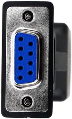 RS232 إلى RJ45، DB9 9-Pin منفذ تسلسلي ذكر إلى RJ45 أنثى Cat5e/6 إيثرنت LAN تمديد محول in Kuwait