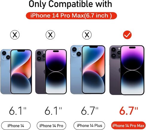 ivoler [3+3 عبوات] زجاج مقسى لهاتف iPhone 14 Plus 6.7 بوصة [3 عبوات] مع [3 عبوات] واقي شاشة لعدسة الكاميرا مع [إطار محاذاة]، حافظة مضادة للخدش شفافة عالية الدقة in Kuwait