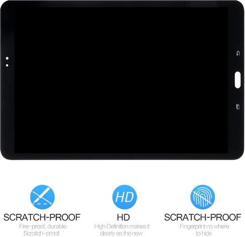 Compatible with Samsung Galaxy Tab T580 LCD Display Screen Replacement,for Samsung Galaxy Tab A 10.1 T580 T585 Display LCD Panel Repair Parts Kit,with Tempered Glass+Tools (White) in Saudi Arabia
