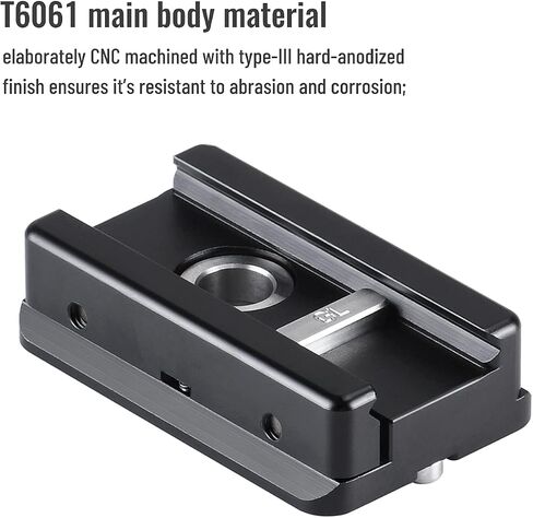 SUNWAYFOTO NP-60 Picatinny NATO Arca-Swiss Tripod Dovetail Adapter Mount Arca Compatible in Saudi Arabia