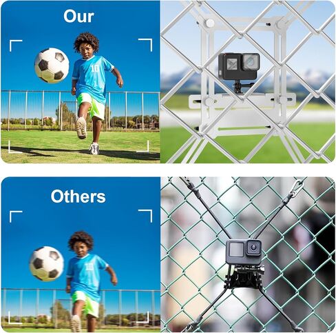 Fence Mount for GoPro, iPhone, Phones, Digital Action Camera, to a Chain Link Fence for Recording Baseball,Softball and Tennis Games in Kuwait