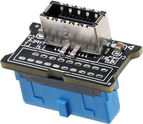 BEYIMEI USB 3.0 Front 19PIN to 3.1 Type-C Front Panel Header Type-E Adapter 20 to 19 Pin Expansion Card for Computer Mainboard in Kuwait