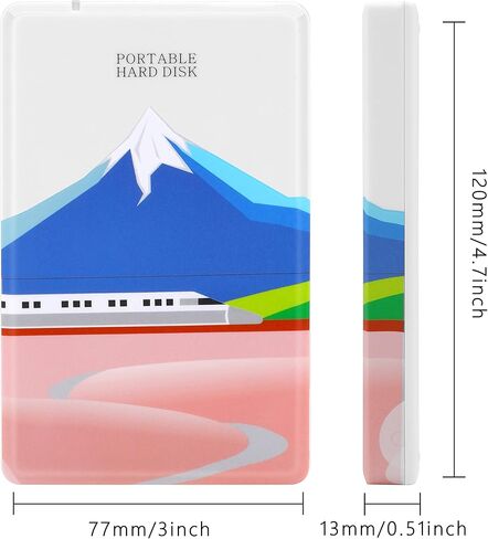 قرص صلب خارجي محمول فائق النحافة مقاس 2.5 بوصة من NRICO USB3.0 HDD للتخزين المحمول متوافق مع أجهزة الكمبيوتر الشخصية وأجهزة Mac وسطح المكتب والكمبيوتر المحمول (320 جيجابايت، سيدني) in Kuwait