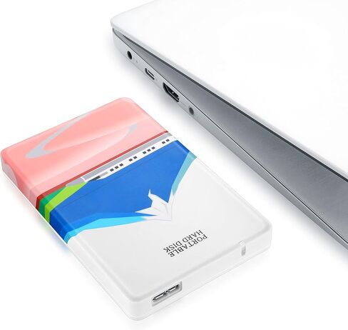 قرص صلب خارجي محمول فائق النحافة مقاس 2.5 بوصة من NRICO USB3.0 HDD للتخزين المحمول متوافق مع أجهزة الكمبيوتر الشخصية وأجهزة Mac وسطح المكتب والكمبيوتر المحمول (320 جيجابايت، سيدني) in Kuwait
