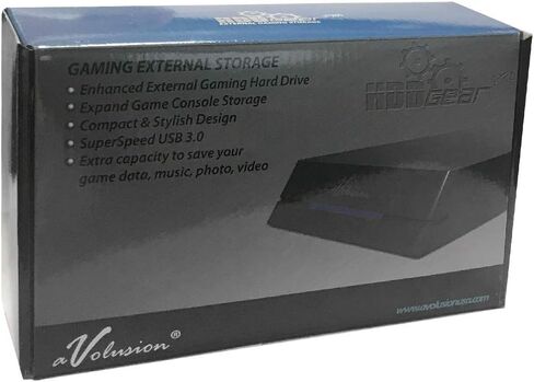 Avolusion HDDGear Pro 6TB (6000GB) 7200RPM 64MB Cache USB 3.0 External Gaming Hard Drive (for Xbox ONE X/S, Pre-Formatted) - 2 Year Warranty in Saudi Arabia