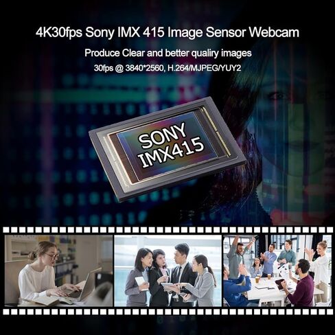 اس دي تي نوفا كاميرا 4K @30fps USB مع كاميرا ويب بعدسة متفاوتة 6-12 ملم in Kuwait