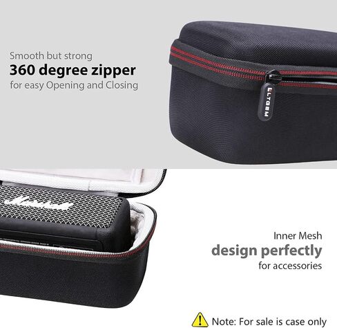 LTGEM EVA Hard Case for Marshall Emberton II & Marshall Emberton Portable Bluetooth Speaker- Protective Carrying Storage Bag in Saudi Arabia