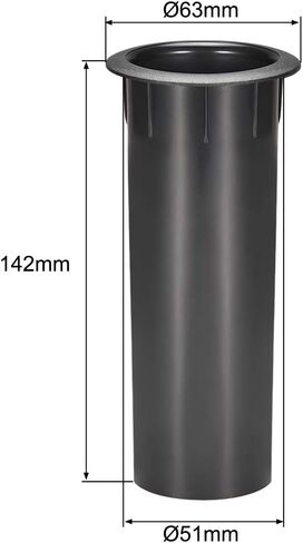 uxcell 51mm x 142mm Speaker Port Tube Subwoofer Bass Reflex Tube Bass Woofer Box 2pcs in Saudi Arabia