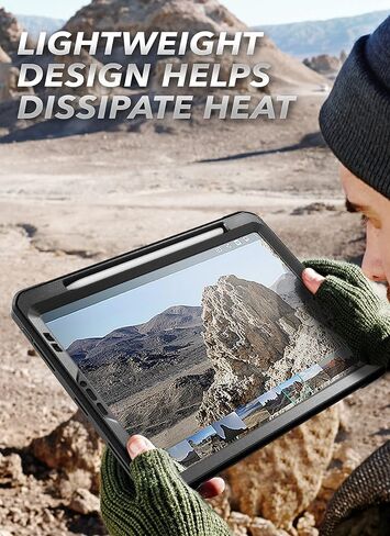 حافظة سلسلة SUPCASE Unicorn Beetle Pro لجهاز iPad Pro 12.9 بوصة (2022/2021/2020)، تدعم شحن قلم Apple مع واقي شاشة مدمج وغطاء حماية متين لكامل الجسم (إمالة) in Kuwait