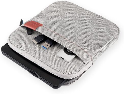 Lacdo Waterproof External USB CD DVD Writer Blu-Ray Protective Storage Carrying Case Bag Compatible Apple MD564ZM/A SuperDrive,Magic Trackpad, Samsung/LG/Dell/ASUS/External DVD Drives, Black in Saudi Arabia