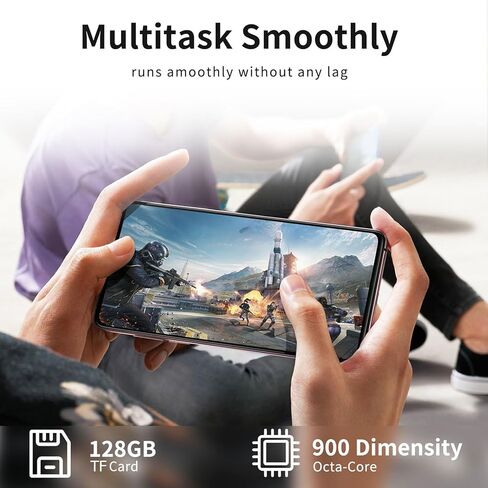 هاتف ذكي viqee S23 5G غير مقفل، Android 13 ثنائي شريحة الاتصال، هاتف خلوي 6.8 بوصة HD 3200 * 1440 عرض هاتف غير مقفل، ذاكرة وصول عشوائي 6 جيجابايت + ذاكرة تخزين داخلية 256 جيجابايت، كاميرا رئيسية 80 ميجابكسل، بطارية ضخمة 6000 مللي أمبير في الساعة (أرجواني) in Kuwait
