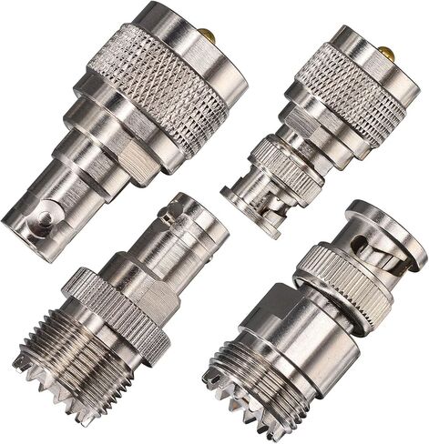 BNC to UHF Adapter Kit,4 Types (PL-259/SO-239) RF Coax BNC to PL259 Adapter in Saudi Arabia