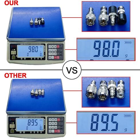 BNC to UHF Adapter Kit,4 Types (PL-259/SO-239) RF Coax BNC to PL259 Adapter in Saudi Arabia