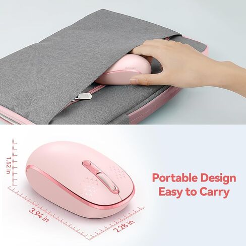 TECKNET Compact Ambidextrous Wireless Mouse for Laptop Mint Green in Kuwait