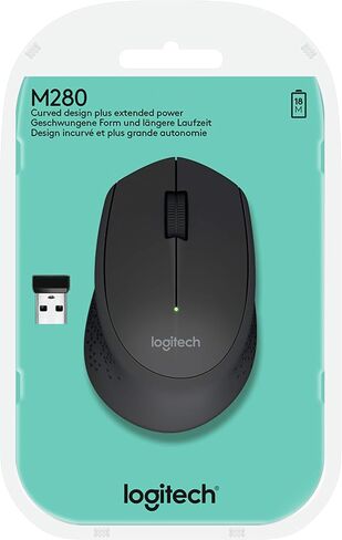 ماوس لاسلكي من لوجيتك - اسود، M280 in Saudi Arabia