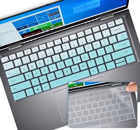 2PCS Keyboard Cover for Dell Inspiron 16 5635 5630 5620 5625 7635 7630 7620, Inspiron 14 5430 5410 5415 5418 5420 5425 14", Inspiron 13 5310 & Inspiron 14 7435 7430 7425 7420 7415, Latitude 3320 3420 in Kuwait