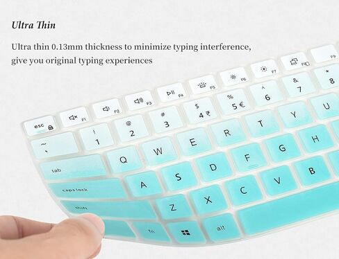 2PCS Keyboard Cover for Dell Inspiron 16 5635 5630 5620 5625 7635 7630 7620, Inspiron 14 5430 5410 5415 5418 5420 5425 14", Inspiron 13 5310 & Inspiron 14 7435 7430 7425 7420 7415, Latitude 3320 3420 in Kuwait