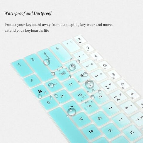 2PCS Keyboard Cover for Dell Inspiron 16 5635 5630 5620 5625 7635 7630 7620, Inspiron 14 5430 5410 5415 5418 5420 5425 14", Inspiron 13 5310 & Inspiron 14 7435 7430 7425 7420 7415, Latitude 3320 3420 in Kuwait