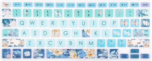 Silicone Keyboard Cover Skin for Old MacBook Air 13.3 inch (A1466/A1369) and MacBook Pro 13.3''/15''/17'' (A1278/A1425/A1502/A1286/A1297),Cute Cat in Kuwait