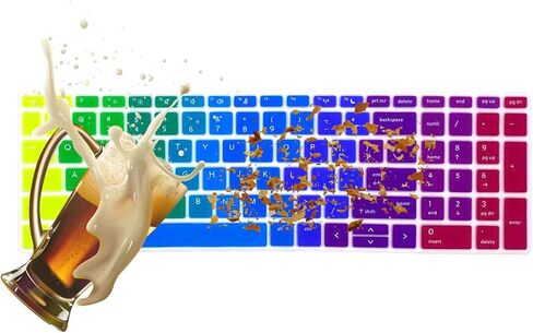 Keyboard Cover for 15.6" HP ProBook 450(G5/G6/G7) 455(G5/G6/G7) 650 G4 |17.3" HP ProBook 470 G5 (Not Fit ProBook 450/455 G8 G4 G3 G2 G1, ProBook 650 G8 G5 G3 G2 G1) US Layout Keyboard Skin-Black in Kuwait