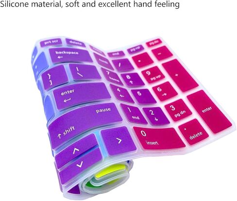 Keyboard Cover for 15.6" HP ProBook 450(G5/G6/G7) 455(G5/G6/G7) 650 G4 |17.3" HP ProBook 470 G5 (Not Fit ProBook 450/455 G8 G4 G3 G2 G1, ProBook 650 G8 G5 G3 G2 G1) US Layout Keyboard Skin-Black in Kuwait