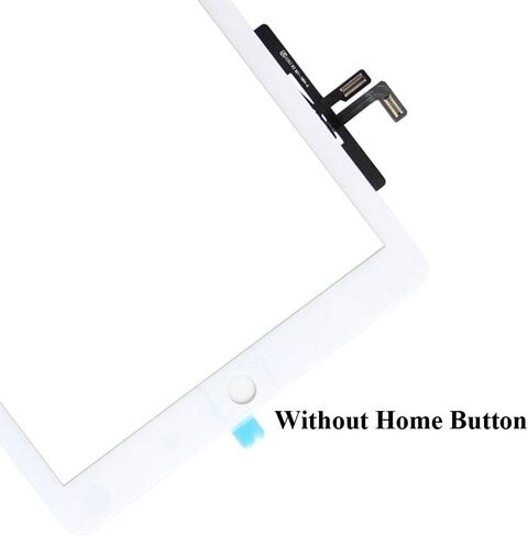 Touch Screen Replacement for iPad 5 2017 9.7 inch, A1822 A1823 A1474 A1475 Digitizer Glass Assembly Without Home Button (not Include LCD) + Pre-Installed Adhesive + Tool Kits(White in Saudi Arabia