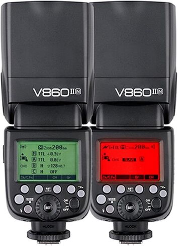 Godox V860II-N V860IIN Camera Flash Speedlite i-TTL HSS 2.4G Li-ion Battery Compatible for Nikon DSLR Cameras + HuiHuang USB LED in Saudi Arabia