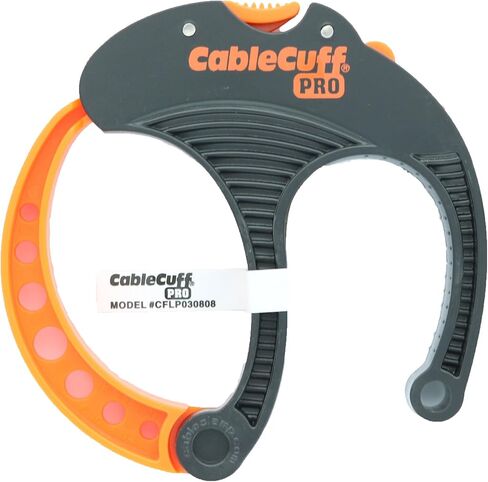 Cable Cuff PRO (12 pack: 2 x large 3 inches, 4 x medium 2 inches, 6 x small 1 inch diameter) adjustable, reusable, cable ties replace for extension cables or electronics in Saudi Arabia