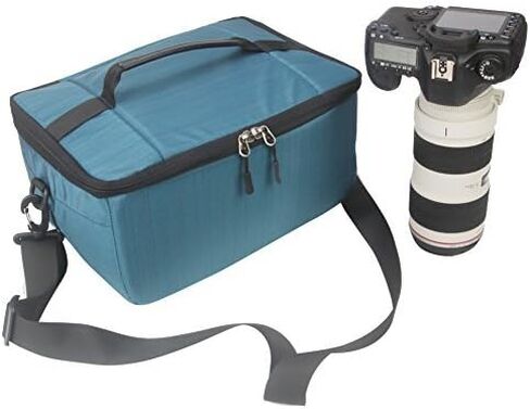 Koolertron Dslr Camera Insert Bag Purse Universal Liner Lens Pouch Partition Protective Cover Waterproof Sleeve for Cannon/Nikon/Sony (Black) in Saudi Arabia