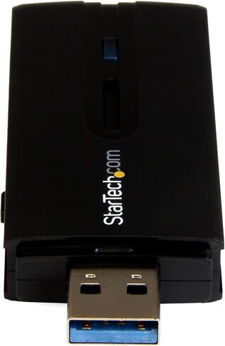 محول StarTech.com اللاسلكي USB WiFi - دونجل لاسلكي AC600 ثنائي النطاق - 2.4 جيجا هرتز / 5 جيجا هرتز - محول الكمبيوتر المحمول Wi-Fi 802.11ac (USB433ACD1X1) | دونجل لاسلكي ثنائي النطاق AC600، محول كمبيوتر محمول 802.11ac Wi-Fi in Kuwait