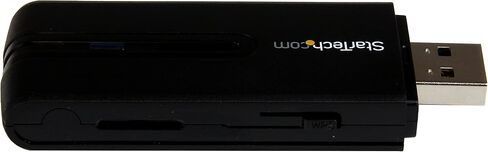 محول StarTech.com اللاسلكي USB WiFi - دونجل لاسلكي AC600 ثنائي النطاق - 2.4 جيجا هرتز / 5 جيجا هرتز - محول الكمبيوتر المحمول Wi-Fi 802.11ac (USB433ACD1X1) | دونجل لاسلكي ثنائي النطاق AC600، محول كمبيوتر محمول 802.11ac Wi-Fi in Kuwait