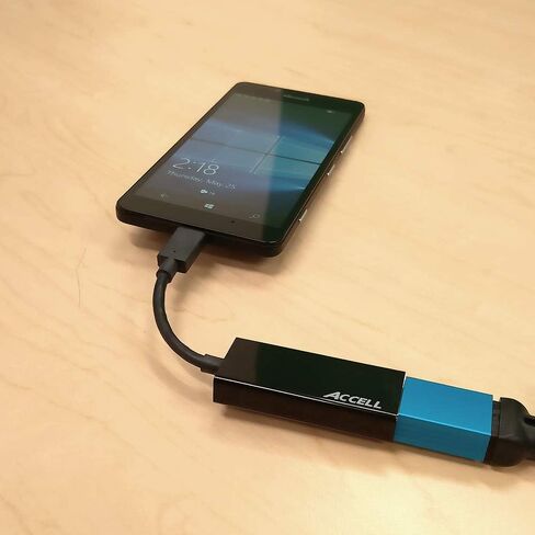 Accell USB-C to HDMI Adapter - USB 3.1 Type-C to HDMI 2.0 Active Adapter - 4K UHD @60Hz - Thunderbolt 3 compatible supporting DisplayPort Alt Mode in Kuwait