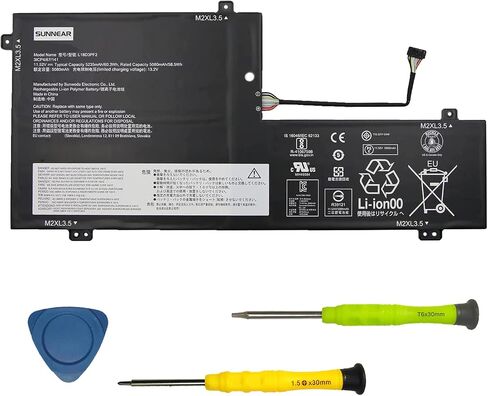 استبدال بطارية الكمبيوتر المحمول SUNNEAR L18D3PF2 لجهاز Lenovo Yoga C740-15IM C740-15IML C740-15 Series Notebook 5B10T83740 5B10W67402 L18M3PFA 5B10T83739 5B10W67258 11.52V 60.3Wh 5235mAh 3-Cell in Saudi Arabia
