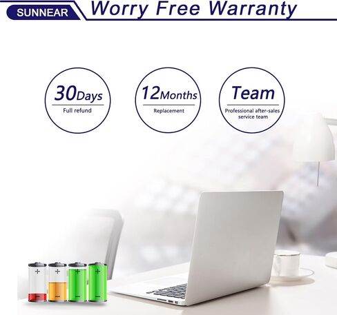 استبدال بطارية الكمبيوتر المحمول SUNNEAR L18D3PF2 لجهاز Lenovo Yoga C740-15IM C740-15IML C740-15 Series Notebook 5B10T83740 5B10W67402 L18M3PFA 5B10T83739 5B10W67258 11.52V 60.3Wh 5235mAh 3-Cell in Saudi Arabia