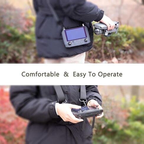 Uiqozok Lanyard for DJI RC & RC 2 & RC Pro Controller, DJI Mini 3 Pro Lanyard RC Neck Strap, Soft Leather Lanyard Compatible with Mavic 3 / Air 3 / Mini 3 Pro/Remote Controller Accessories in Kuwait