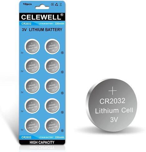 CR2032 3V Lithium Battery (10-Pack)【5-Year Warranty】 in Saudi Arabia