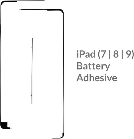 Repair Parts Plus for iPad Pro 10.5 Battery Replacement A1798 Premium Kit (2017, A1701 | A1709) + Tools, Adhesive, Guide in Kuwait