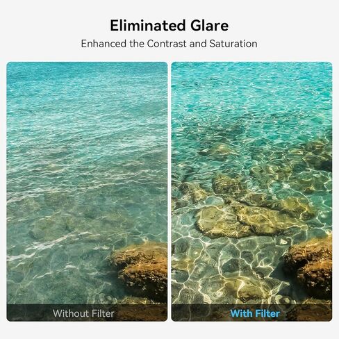 طقم مرشح مستقطب دائري مغناطيسي SmallRig مقاس 52 مم (مرشح استقطاب مغناطيسي + محول مرشح مغناطيسي على شكل M)، طقم مرشح استقطاب CPL مغناطيسي دائري عالي الدقة للهاتف- 4388 in Kuwait