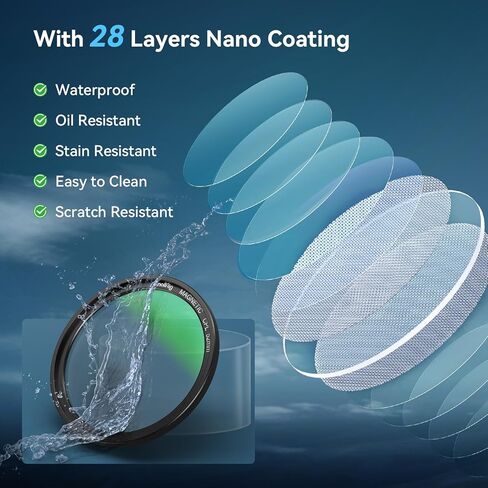 طقم مرشح مستقطب دائري مغناطيسي SmallRig مقاس 52 مم (مرشح استقطاب مغناطيسي + محول مرشح مغناطيسي على شكل M)، طقم مرشح استقطاب CPL مغناطيسي دائري عالي الدقة للهاتف- 4388 in Kuwait