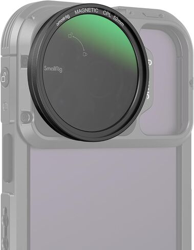 طقم مرشح مستقطب دائري مغناطيسي SmallRig مقاس 52 مم (مرشح استقطاب مغناطيسي + محول مرشح مغناطيسي على شكل M)، طقم مرشح استقطاب CPL مغناطيسي دائري عالي الدقة للهاتف- 4388 in Kuwait