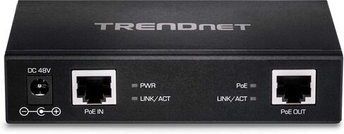 TRENDnet Gigabit PoE+ Extender, TPE-E100 | Repeater, Amplifier, NDAA Compliant, Extends 100m up to 200m (656 ft), Supports (15.4W), (30W), Daisy Chain, Wall Mount in Saudi Arabia