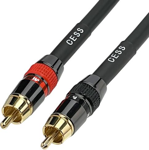 CESS-163-4i كابل توصيل صوت RCA ممتاز منخفض الضوضاء مقاس 12 بوصة (4 بوصات) in Kuwait