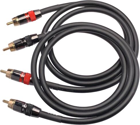 CESS-163-4i كابل توصيل صوت RCA ممتاز منخفض الضوضاء مقاس 12 بوصة (4 بوصات) in Kuwait
