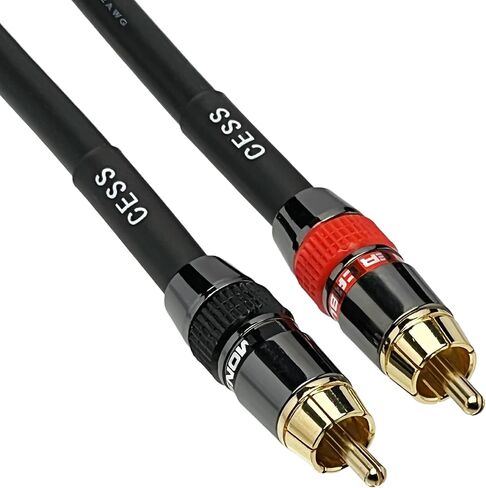 CESS-163-4i كابل توصيل صوت RCA ممتاز منخفض الضوضاء مقاس 12 بوصة (4 بوصات) in Kuwait