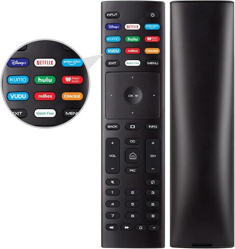 Universal Remote Control Replacement for All Vizio P-Series M-Series V-Series D-Series Smartcast Series LED LCD UHD OLED Smart TV with Shortcut Buttons Disney, Netflix, Prime Video, Hulu and More in Kuwait