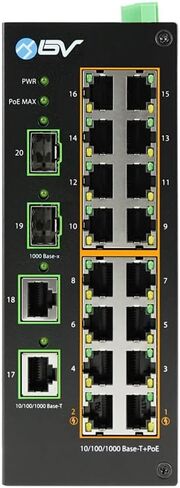 BV-Tech 11-Port Unmanaged Desktop Switch - 8 PoE Ports, 120W Total Power, All-Giga Ports in Kuwait